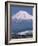 Mount Fuji and Bullet Train (Shinkansen), Honshu, Japan-Steve Vidler-Framed Photographic Print