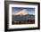 Mount Fuji at Sunrise as Seen from Lake Kawaguchi, Yamanashi Prefecture, Japan-Stefano Politi Markovina-Framed Photographic Print