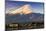 Mount Fuji at Sunrise as Seen from Lake Kawaguchi, Yamanashi Prefecture, Japan-Stefano Politi Markovina-Mounted Photographic Print