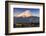 Mount Fuji at Sunrise as Seen from Lake Kawaguchi, Yamanashi Prefecture, Japan-Stefano Politi Markovina-Framed Photographic Print