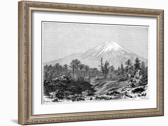 Mount Fuji, Japan, 1895-Charles Barbant-Framed Giclee Print