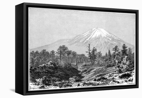 Mount Fuji, Japan, 1895-Charles Barbant-Framed Premier Image Canvas