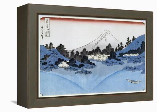 Mount Fuji Reflected in Lake Misaica, from the Series '36 Views of Mount Fuji' ('Fugaku…-Katsushika Hokusai-Framed Premier Image Canvas