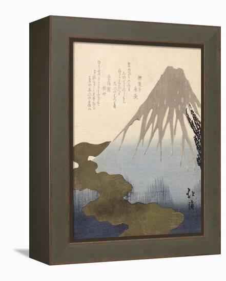 Mount Fuji under the Snow-Toyota Hokkei-Framed Premier Image Canvas