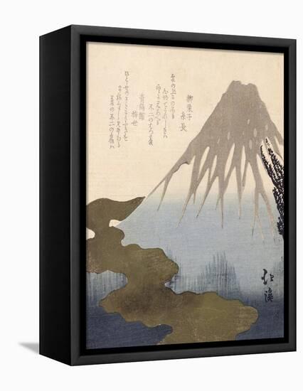 Mount Fuji under the Snow-Toyota Hokkei-Framed Premier Image Canvas