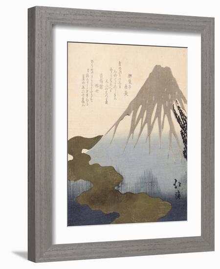 Mount Fuji under the Snow-Toyota Hokkei-Framed Giclee Print