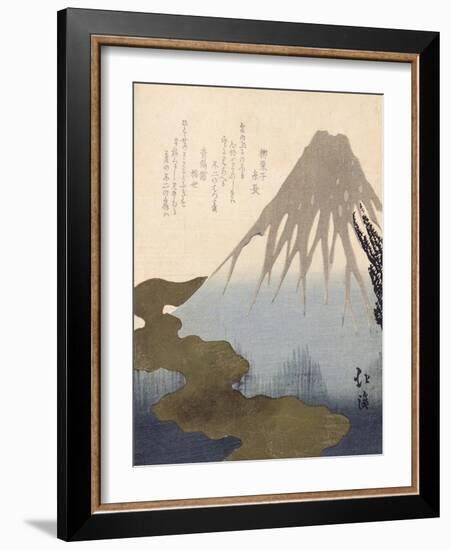 Mount Fuji under the Snow-Toyota Hokkei-Framed Giclee Print