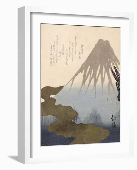 Mount Fuji under the Snow-Toyota Hokkei-Framed Giclee Print