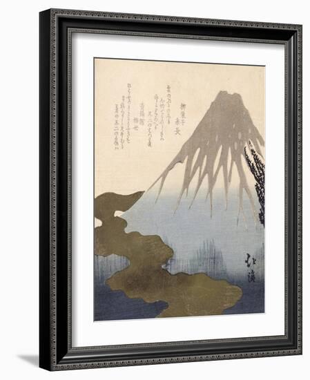 Mount Fuji under the Snow-Toyota Hokkei-Framed Giclee Print