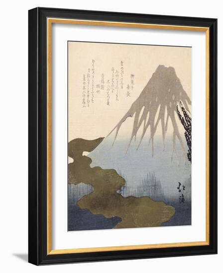 Mount Fuji under the Snow-Toyota Hokkei-Framed Giclee Print