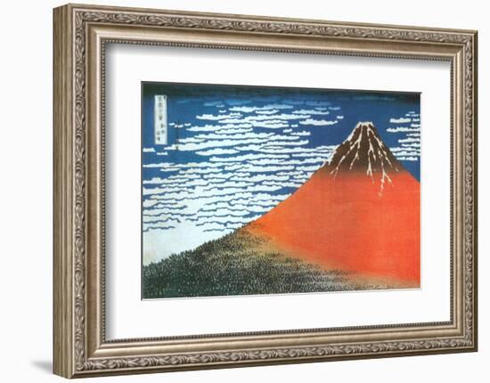 Mount Fuji-Katsushika Hokusai-Framed Art Print