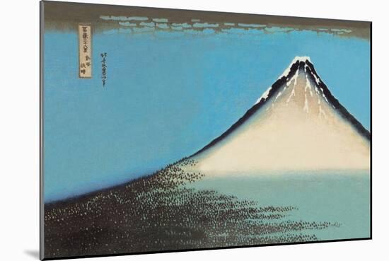 Mount Fuji-Katsushika Hokusai-Mounted Art Print