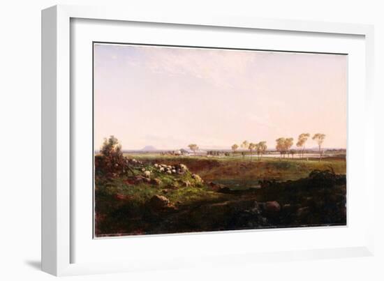 Mount Fyans Woolshed (The Woolshed Near Camperdow), 1869-Louis Buvelot-Framed Giclee Print