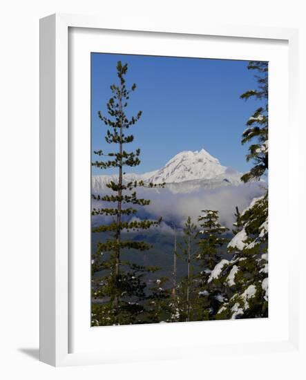 Mount Garibaldi from The Chief overlook at the summit of the Sea to Sky Gondola-Kristin Piljay-Framed Photographic Print