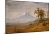 Mount Hood, 1863-Albert Bierstadt-Mounted Giclee Print