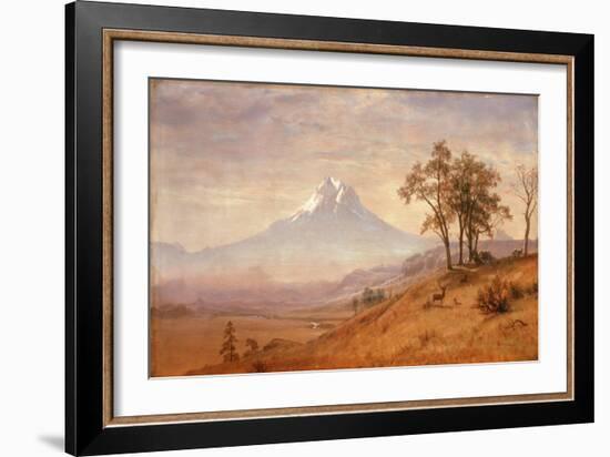 Mount Hood, 1863-Albert Bierstadt-Framed Giclee Print