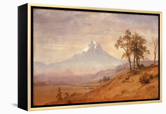 Mount Hood, 1863-Albert Bierstadt-Framed Premier Image Canvas