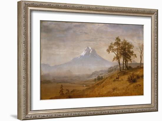 Mount Hood, 1863-Albert Bierstadt-Framed Giclee Print