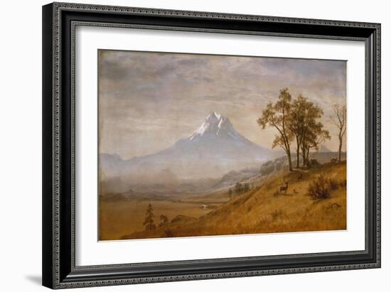 Mount Hood, 1863-Albert Bierstadt-Framed Giclee Print