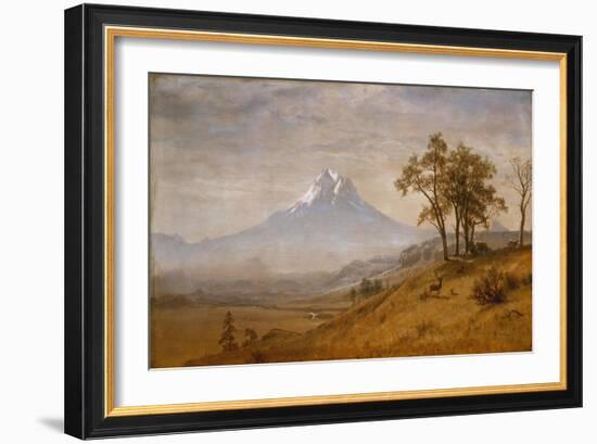 Mount Hood, 1863-Albert Bierstadt-Framed Giclee Print