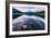 Mount Hood and Clouds in Reflection, Trillium Lake Wilderness Oregon-Vincent James-Framed Photographic Print