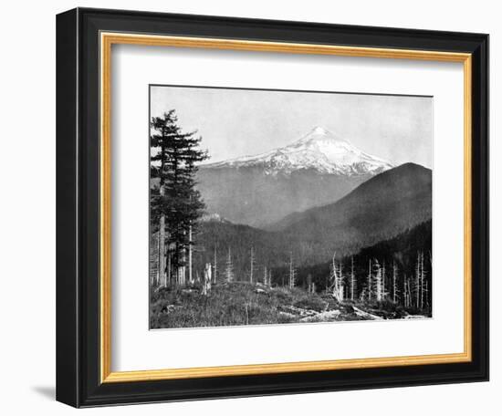 Mount Hood, Oregon, USA, 1893-John L Stoddard-Framed Giclee Print