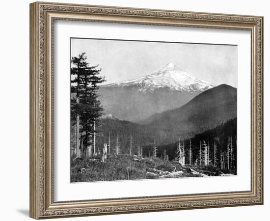 Mount Hood, Oregon, USA, 1893-John L Stoddard-Framed Giclee Print