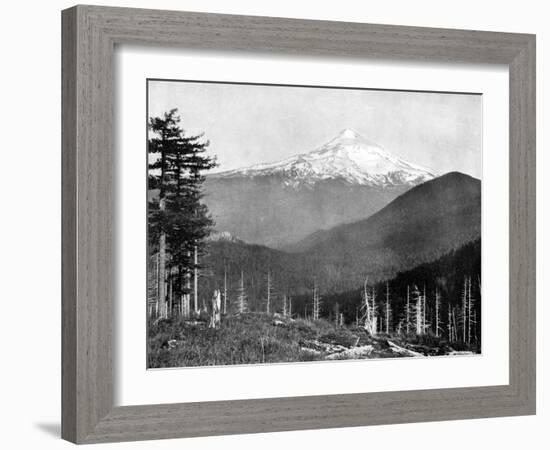 Mount Hood, Oregon, USA, 1893-John L Stoddard-Framed Giclee Print