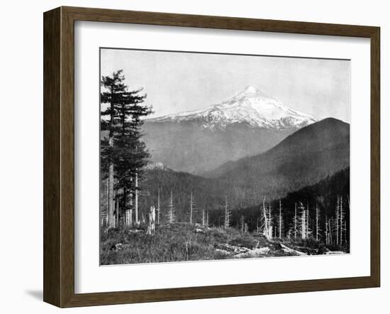 Mount Hood, Oregon, USA, 1893-John L Stoddard-Framed Giclee Print