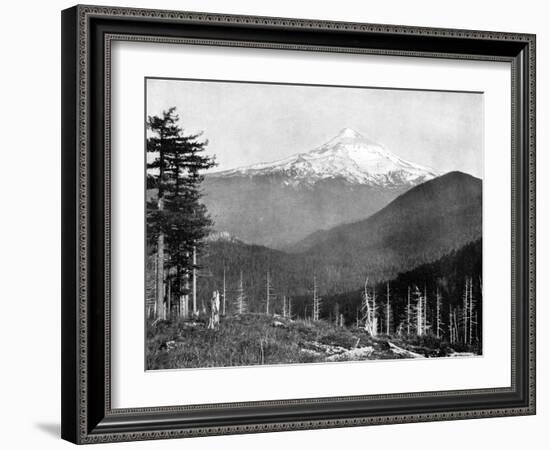 Mount Hood, Oregon, USA, 1893-John L Stoddard-Framed Giclee Print