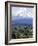 Mount Hood over Houses Scattered amongst Orchards and Firs, Pine Grove, Oregon-Don Ryan-Framed Photographic Print