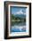 Mount Hood, part of the Cascade Range, perfectly reflected in the still waters of Trillium Lake, Or-Martin Child-Framed Photographic Print