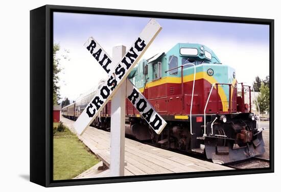 Mount Hood Railroad-Tony Craddock-Framed Premier Image Canvas