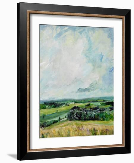 Mount Jeez Overlook II-Evelia Designs-Framed Art Print