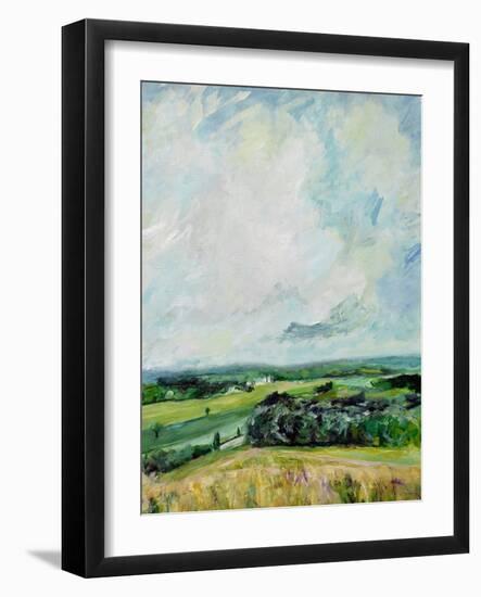Mount Jeez Overlook II-Evelia Designs-Framed Art Print
