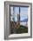 Mount Jumolhari at 7300M Seen Through Prayer Flags from Chelela Pass, Bhutan-Tom Norring-Framed Photographic Print