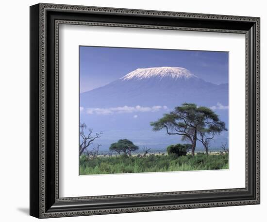 Mount Kilimanjaro, Amboseli National Park, Kenya-Art Wolfe-Framed Photographic Print