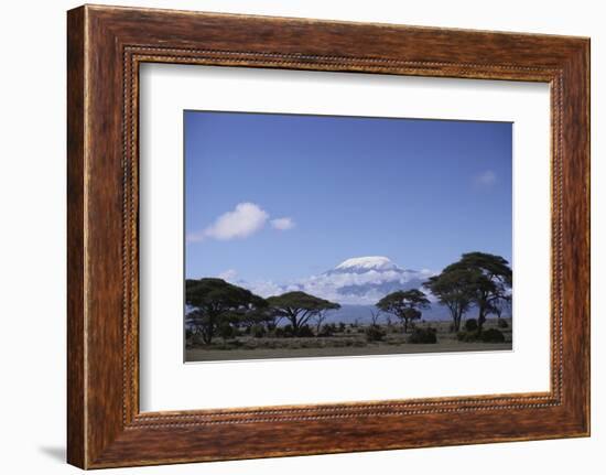 Mount Kilimanjaro, from Amboseli National Park-DLILLC-Framed Photographic Print