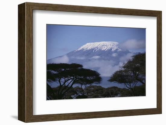 Mount Kilimanjaro, from Amboseli National Park-DLILLC-Framed Photographic Print