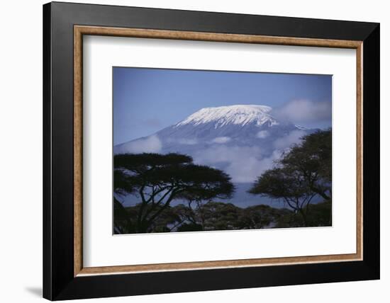 Mount Kilimanjaro, from Amboseli National Park-DLILLC-Framed Photographic Print