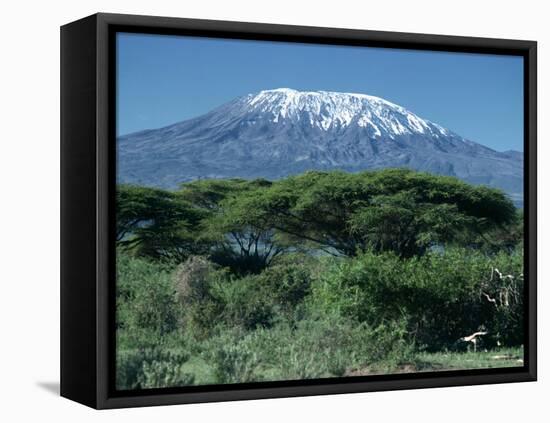 Mount Kilimanjaro, Tanzania, East Africa, Africa-Sassoon Sybil-Framed Premier Image Canvas