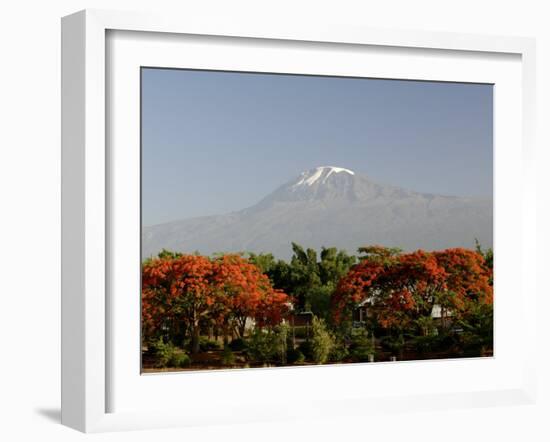 Mount Kilimanjaro, Tanzania, East Africa, Africa-Groenendijk Peter-Framed Photographic Print