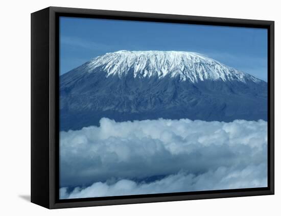 Mount Kilimanjaro, UNESCO World Heritage Site, Seen from Kenya, East Africa, Africa-Harding Robert-Framed Premier Image Canvas