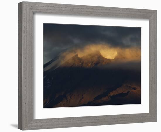 Mount Kilimanjaro, UNESCO World Heritage Site, Tanzania, East Africa, Africa-Groenendijk Peter-Framed Photographic Print