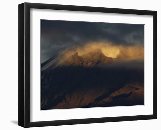 Mount Kilimanjaro, UNESCO World Heritage Site, Tanzania, East Africa, Africa-Groenendijk Peter-Framed Photographic Print