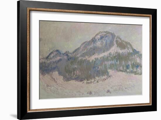 Mount Kolsaas in Norway, 1895-Claude Monet-Framed Giclee Print