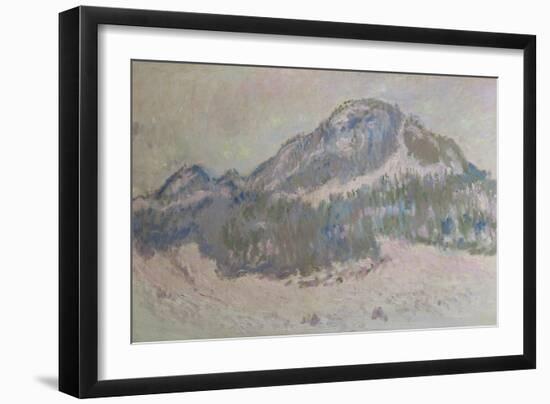 Mount Kolsaas in Norway, 1895-Claude Monet-Framed Giclee Print