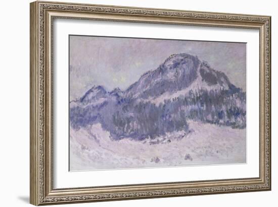 Mount Kolsaas in Norway, c.1895-Claude Monet-Framed Giclee Print