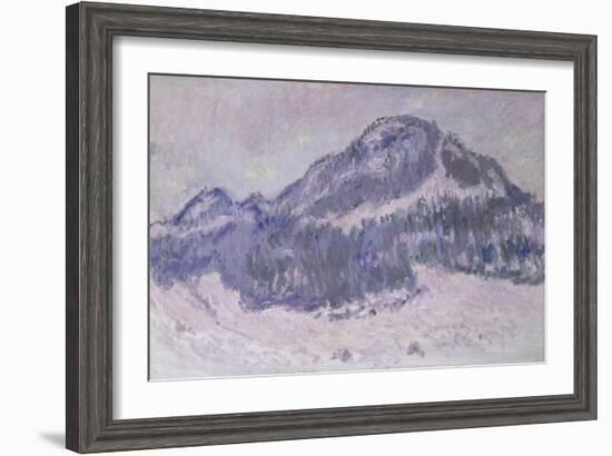 Mount Kolsaas in Norway, c.1895-Claude Monet-Framed Giclee Print
