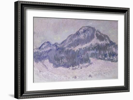 Mount Kolsaas in Norway, c.1895-Claude Monet-Framed Giclee Print